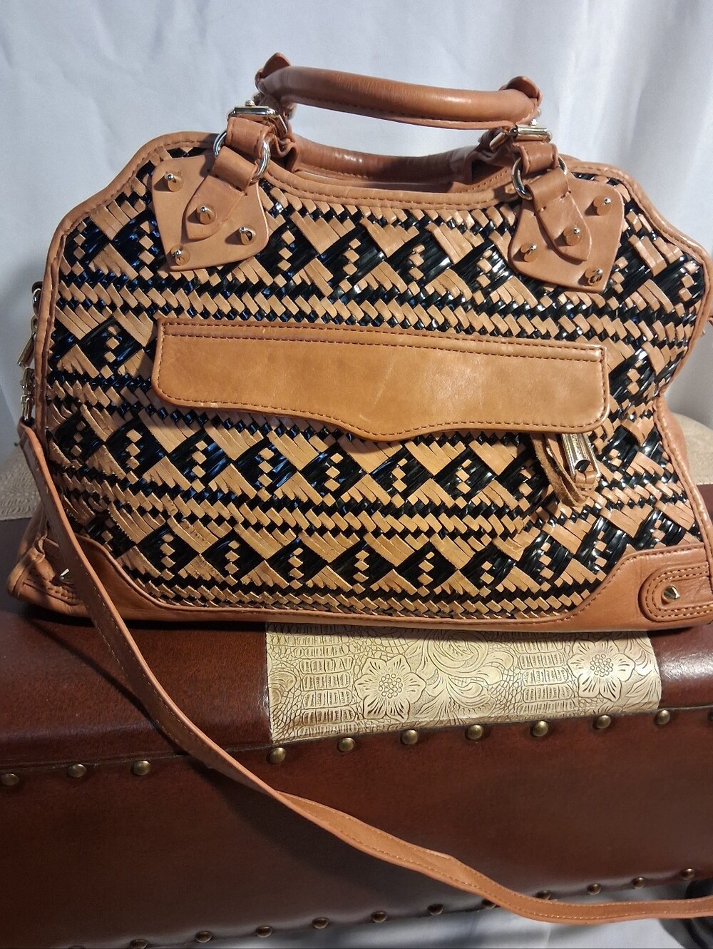 Rebecca Minkoff Desire Woven Satchel